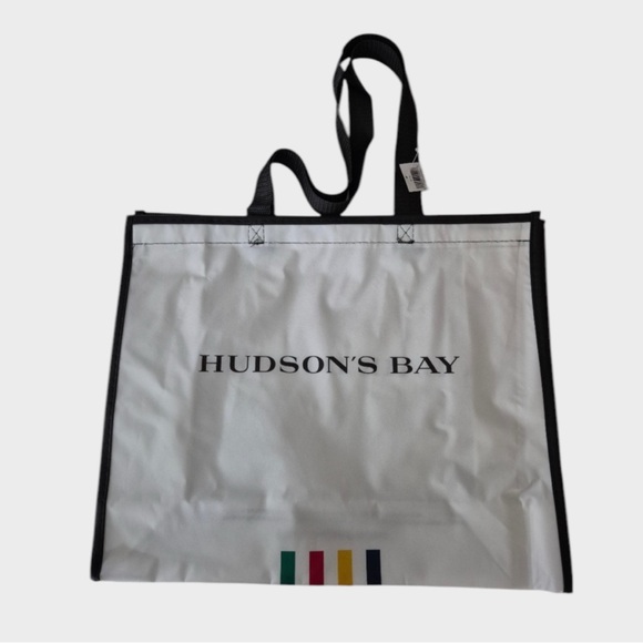 Hudson's Bay Company Handbags - HBC Stripes Medium Tote Shopping Bag